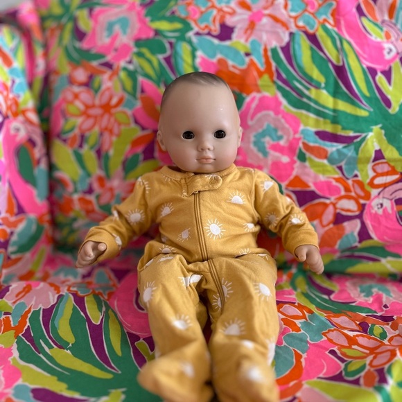 Please y company Baby (American girl) Doll Pajamas with Sun Pattern - Picture 1 of 4